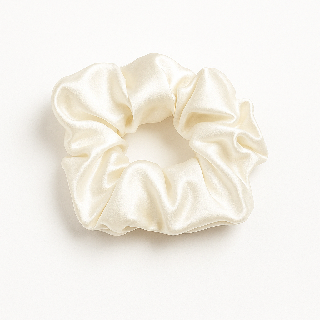 Maxi Silk Scrunchie | Cream