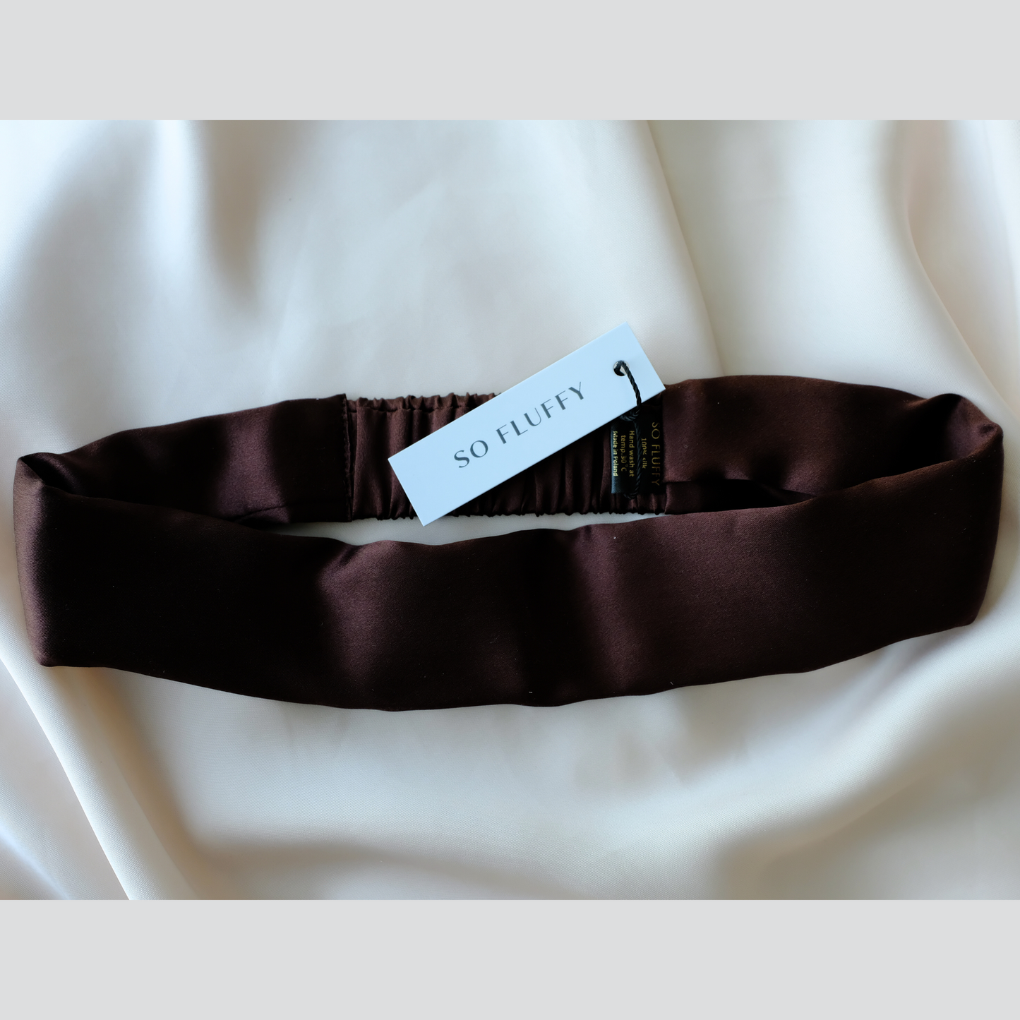 Silk Headband | Dark Chocolate