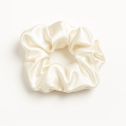 Maxi Silk Scrunchie | Cream